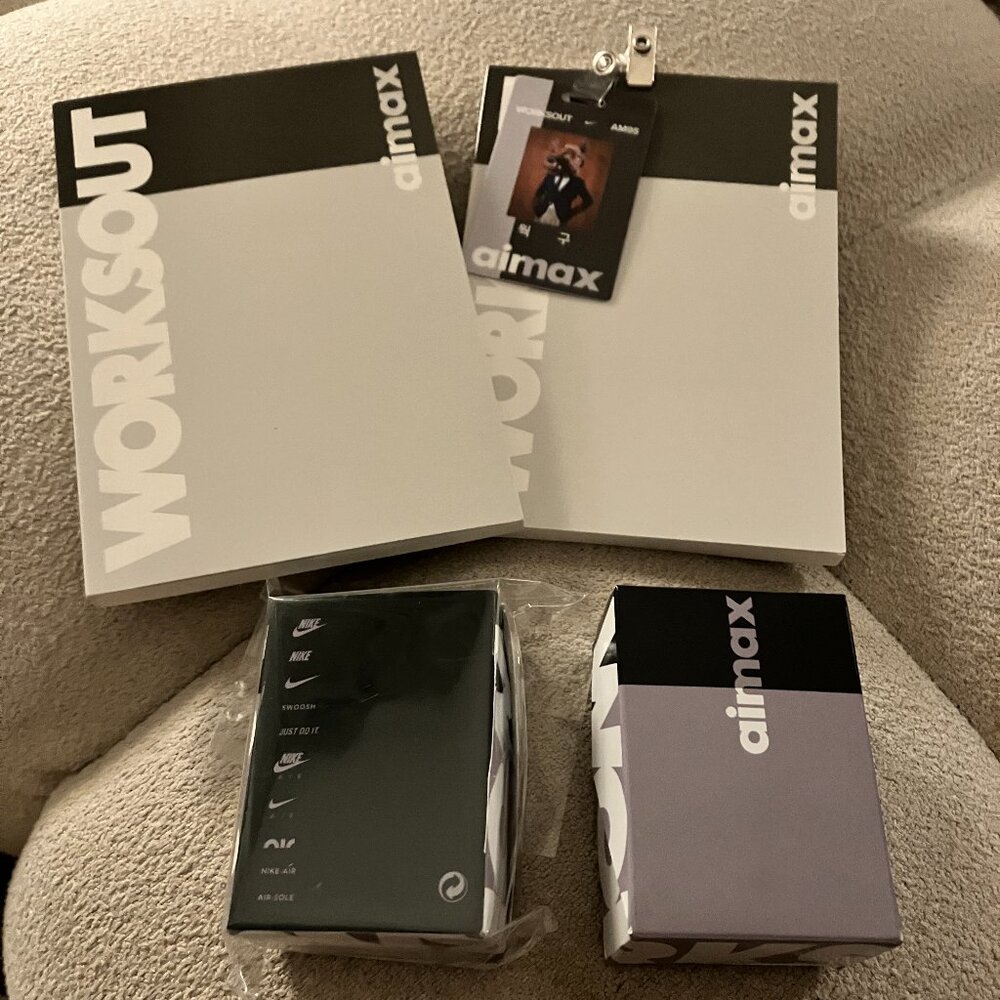 Nike Air Max Note Book And Mini Stationery Set